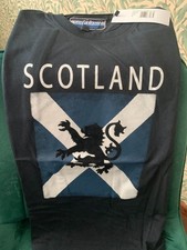 Scotland Badge Mens T Shirt Scottish Coat Of Arms / Saltire