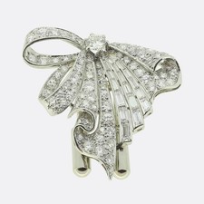 Vintage Retro Diamond Ribbon