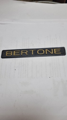 Bertone car badge boot - badge,