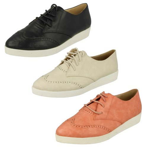 Ladies spot lace brogues - ladies,