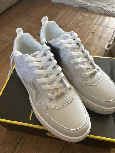 Buffalo chunky white sneakers - white,
