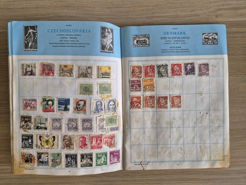 Vintage trusty stamp album - stamp, –