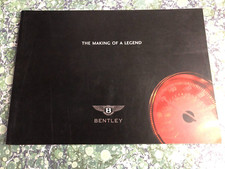 Bentley The Making Of A Legend 2002 Brochure Powering Driving Racing Crafting