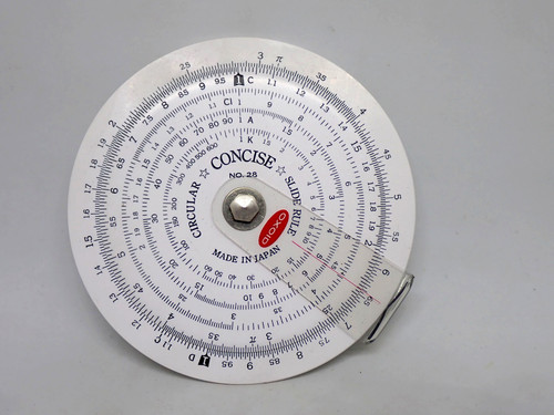 Concise slide rule circular - concise,