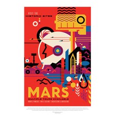 NASA Space Travel Advert Mars