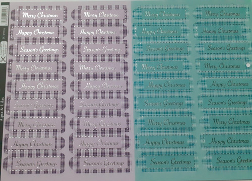 Kanban christmas tartan aqua - christmas,