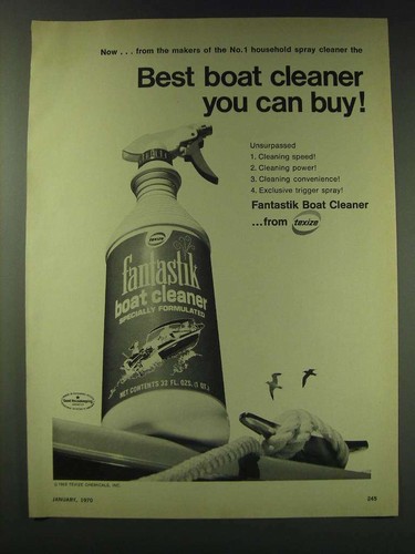 1970 fantastik boat cleaner - fantastik,