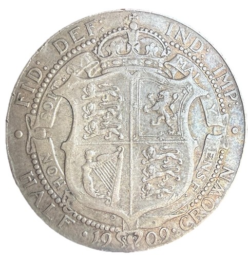 1909 edward vii half - 1909,