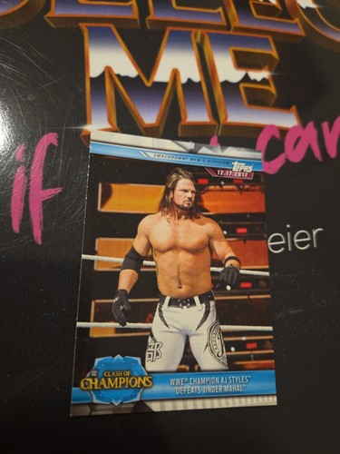 Topps wwe wwf - styles, class