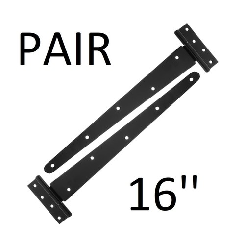 Tee hinges black steel - hinges,