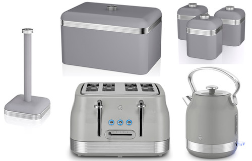 Swan retro revive grey - swan, kettle