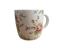 Cath Kidston Porcelain Floral Mix Spray Mugs White Background. Individual. 7cm