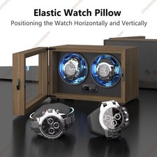 Wooden Automatic Double Watch