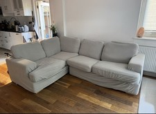 Grey Textured Sofa Cushion Covers – Elastic Fitted Style – Sold Individually