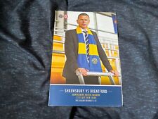 Shrewsbury v Brentford July 2018. 