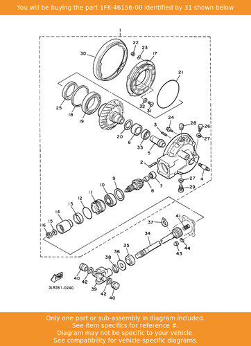 Yamaha stopper ring gear - yamaha, stopper,