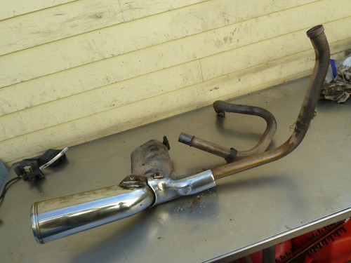 Exhaust system stock nt650 - stock,