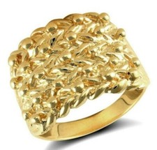 9ct Yellow Gold 5 Row Keeper