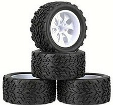 1/10 Truck Wheels 12mm Hex fitting FTX HSP,  HPI Savage etc  Set of four