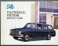 Vauxhall Victor Estate FB 1600 1963-64 UK Market Foldout Brochure Super De Luxe