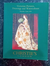 CHRISTIE’S LONDON Auction Catalogue Victorian Pictures, Drawings 3 June 1999 VGC