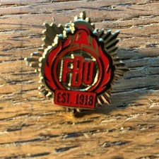 FBU Firefighters Trade Union Enamel Badge