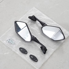 Left+Right Carbon Mirrors Pair With Fittings Fit For Yamaha YZF R125 2008-2018