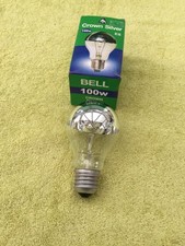 100W ES/E27 Bell Crown Silver lamp/bulb incandescent
