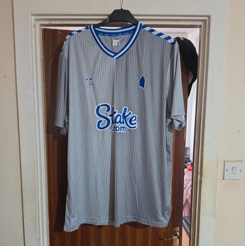 Everton grey away shirt hummel
