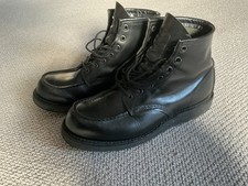 RED WING BOOTS, black, mens UK