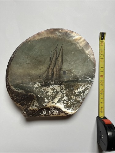 Marine boat oil old gouache - boat, or