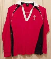Women's Rugby World Cup Vintage 2014 Wales Rugby Union long-sleeved Shirt