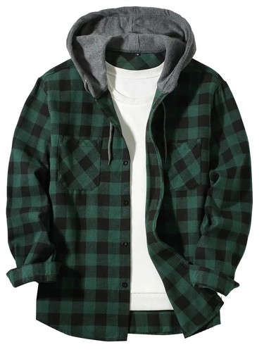 Men plaid shirt lumberjack - shirt,