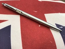 Vintage Paper Mate Brushed Steel Ballpoint Pen