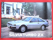 1985 NISSAN SILVIA TURBO ZX & DOHC (S12) Sales Brochure UK Market