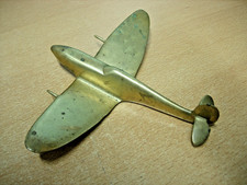 Vintage Brass Handmade World War 2 Spitfire Model Aeroplane
