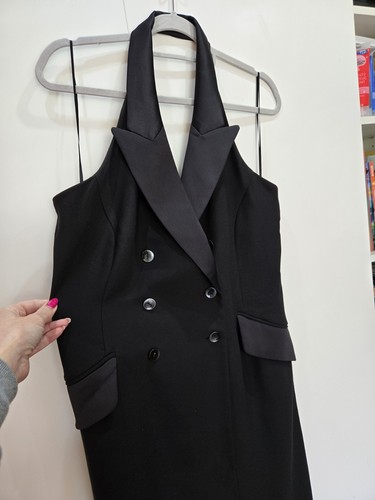 Reiss black haterneck - black, tuxedo