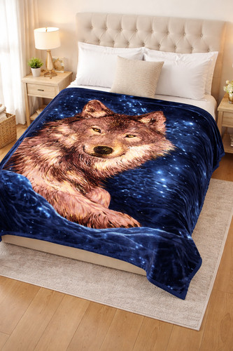 Bedspread cosy blanket fluffy