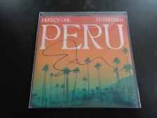 ED SHEERAN AUTOGRAPH SIGNED PERU CD SINGLE UK EXCLUSIVE 