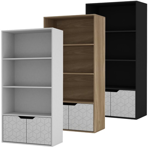Tier wooden bookcase - 4,