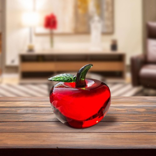 Elegant glass fruit sculpture - fruit,