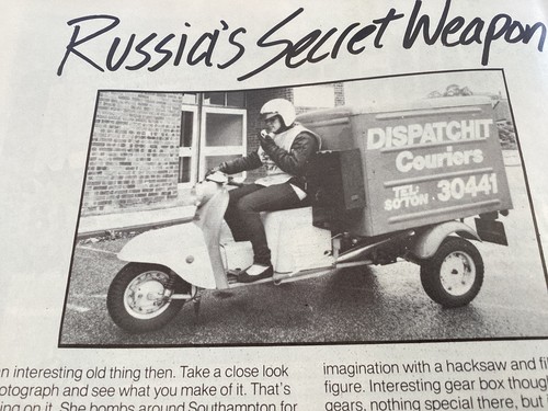 Russian neval trike delivery - russian,