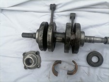 British Anzani Uni Twin 10 HP Crankshaft assembly