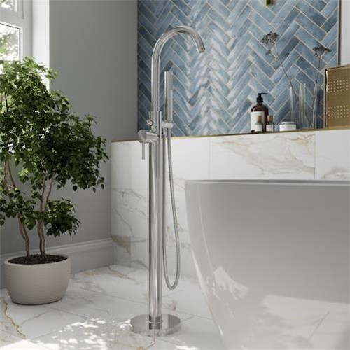 Brass freestanding tub - freestanding,