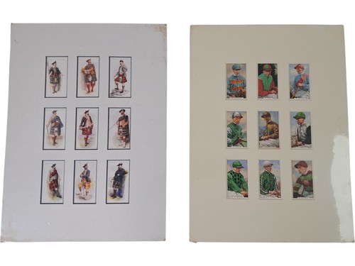 Vintage cigarette cards - cards, famous
