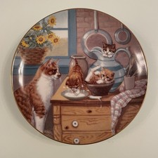 Hamilton Collection Plate ‘Country Kittens’ - Table Manners With COA