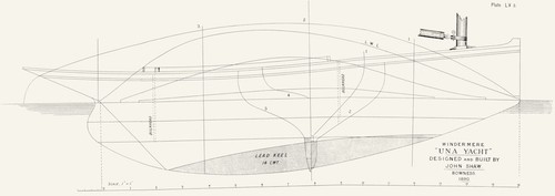 Windermere yacht plan una - plan., 'una'