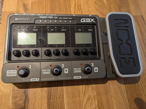 Zoom g3x guitar multieffects - guitar,