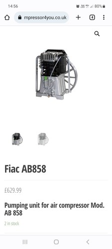 Fiac ab858 air compressor pump - compressor,