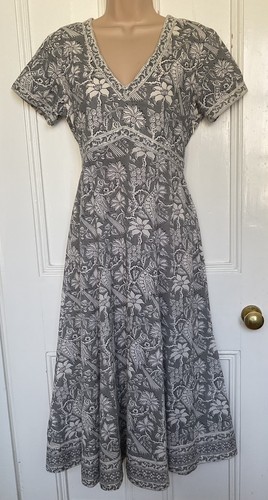 Anokhi for east grey floral - east,